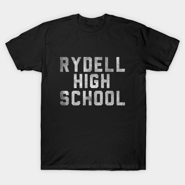 Grease Rydell High School T-Shirt by Rebus28